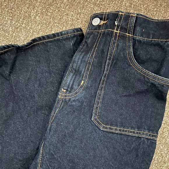 Old Navy High Rise Baggy Wide Leg Elastic Waist Jeans Size XL (12) - Picture 11 of 11